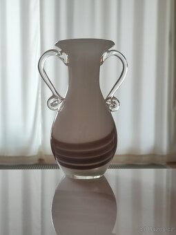 Váza opálová hutní - 2