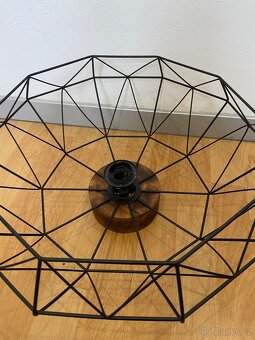 Stropní lampa černá - 2