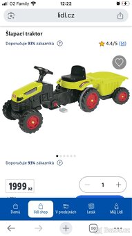 Slapaci traktor s privesem - 2