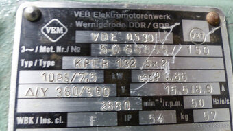 elektromotor 7.5kw 2900ot - 2