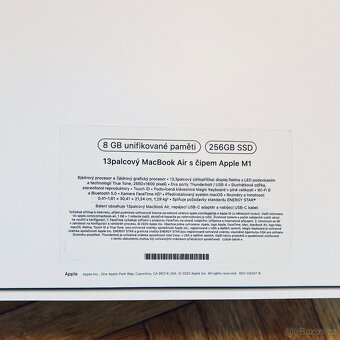 Apple MacBook Air M1 Space Gray CZ, 256GB, doplňky, záruka - 2
