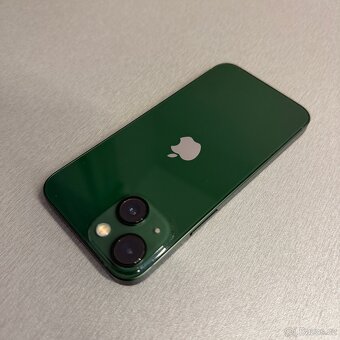 iPhone 13 mini 128GB zelený, bez škrábance, 12 měsíců záruka - 2