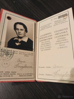 Protektorát Čechy a Morava - Občanská legitimace - 2