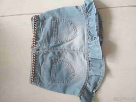 Riflová sukýnky vel. 140 z C&A - 2