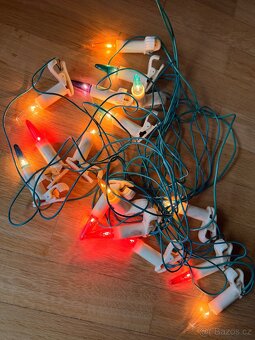 Retro vánoční osvětlení/ svíčky na stromeček - 2