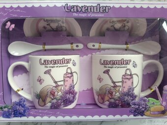 Set nádobí levandule - 2