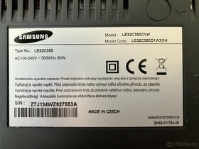 ProdámTV - Samsung LE32C350- včetně DVB-T2 set top boxu - 2