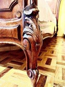 Postel luxusní vyřezávaná ve výborném stavu - 2