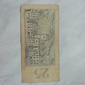 bankovka 25,- kč 1961 - 2