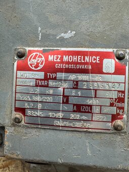 Elektromotor s převodovkou 2.2kw - 2