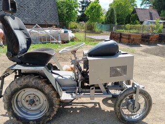 Malotraktor domácí výroby - 2