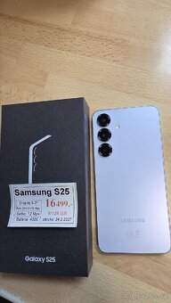 Samsung S25 100% stav - 2