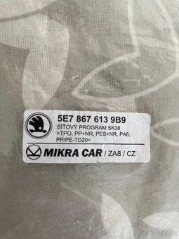 ŠKODA OCTAVIA IV-SÍŤOVÝ PROGRAM do kufru original 3ks-černý - 2