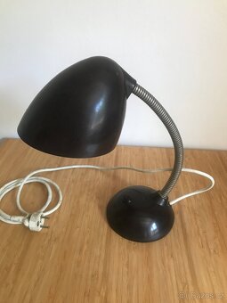 Bakelitová stolní lampa, retro, funkční - 2
