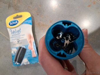 Scholl pilník na paty + nové náhradní hlavice - 2