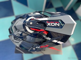 Nox helmets N 312 drone blue red - 2