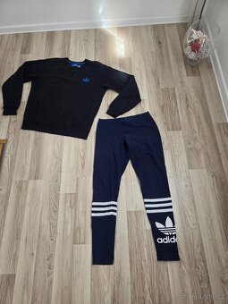 Adidas mikina vel. S elasťáky vel. M - 2