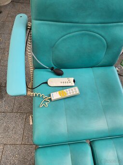 Elektrické pedikérské křeslo AKCE  gharieni 3motory zelené - 2