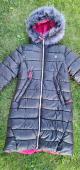 Krasny zimni kabát LOOP velikost 164. Jako novy - 2