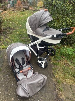 Kombinovaný kočárek coletto florino Carbon - 2