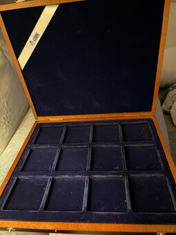 KRÁSNÁ ETUJE,dřevo a samet,NĚMECKO - 2