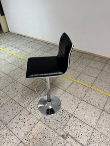 barová židle černá NOVÁ sada 2ks - 2