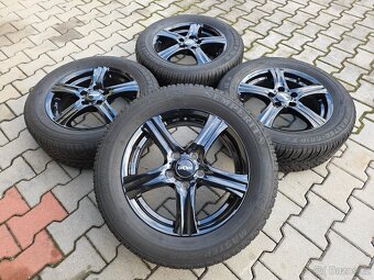 Alu kola Oxxo 5x112 Zimní semperit 205/60/16 černé - 2