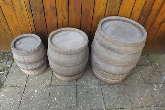 dřevěné sudy - 2