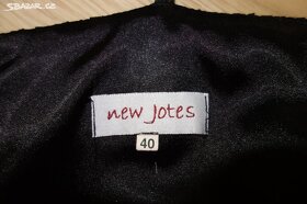 Černé šaty vel. 40 s bolerkem - 2