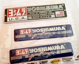 Kovové samolepky na výfuk Yoshimura - 2