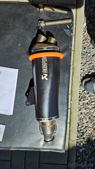 Akrapovič slip on line + Exhaust protector - 2