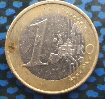 Mince 1 Euro rok 2002, Německo - 2