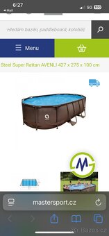 Bazén Avenli ovál 4,27 x 2,75x100 s příslušenstvím NOVÝ - 2