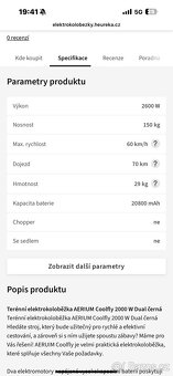 Elektrokoloběžka Aerium Coolfly 2600 W - 2