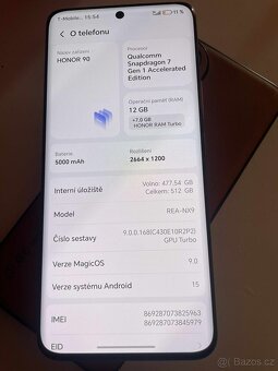 Honor 90 – 12GB RAM / 512GB paměť 120HZ displej - 2