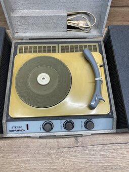 gramofon starý gramofon supraphon GZC641A retro audio - 2