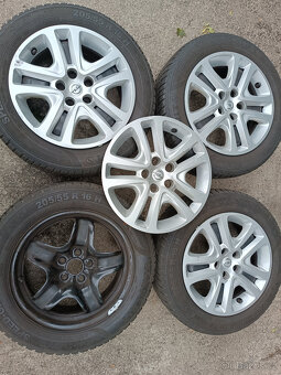 Opel Astra K - disky 6,5x16 et41 + čidla + zimní 205/55/16 - 2