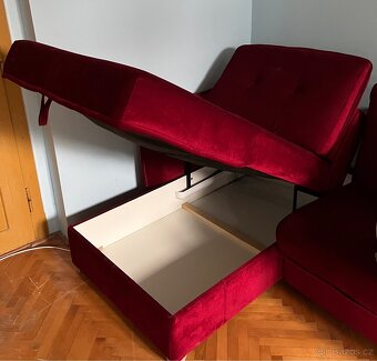 Semišový gauč - 2