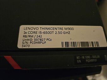Lenovo Thinkcentre M900 Tiny i5-6500T 256 GB SSD 16 GB - 2