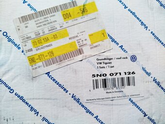 VW Tiguan střešní nosič 5N0071126 - 2