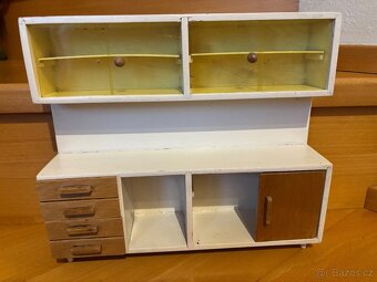 Retro dřevěná kuchyňka pro panenky a panenky ARI - 2