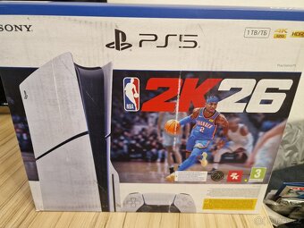 PlayStation 5 Slim 1TB + NBA 2K26 | Záruka | Top stav - 2