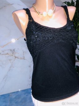 cerny # top# tilko# pletene # spolecensky# letni - 2