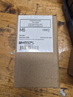 Podložky M6 1000ks - 2