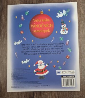 Velka kniha vanocnich samolepek - 2