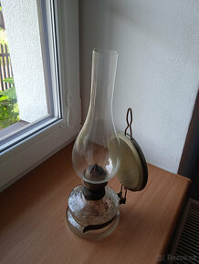 Prodám levně starou petrolejovou lampu k zavěšení - 2