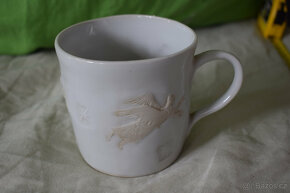 Porcelánový hrnek, hrneček, autorský s anděly - 2