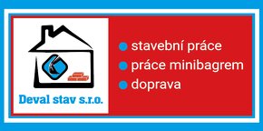 Zemní a výkopové práce minibagrem 2,5 t - 2