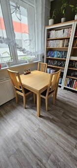 IKEA jídelní stůl masiv + 4 židle - 2