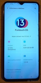 Prodám telefon Zn. Vivo Y72 5G - 2
